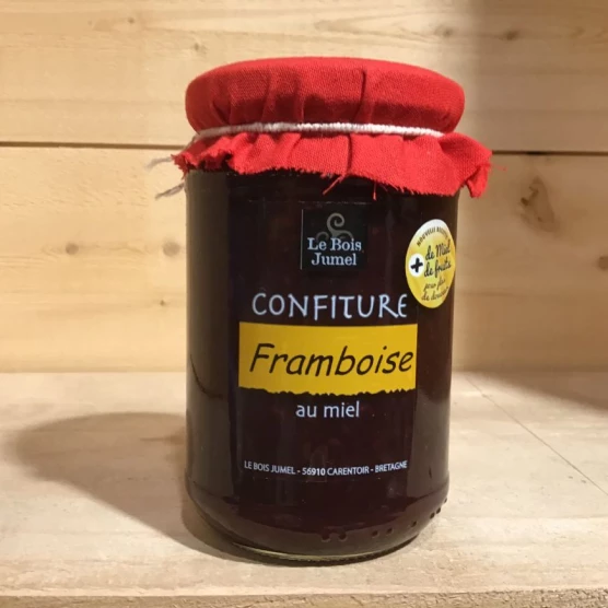 Confiture framboise au miel - 375g