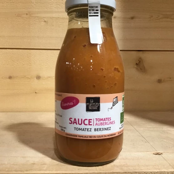 Sauce tomate-aubergine BIO - 250g