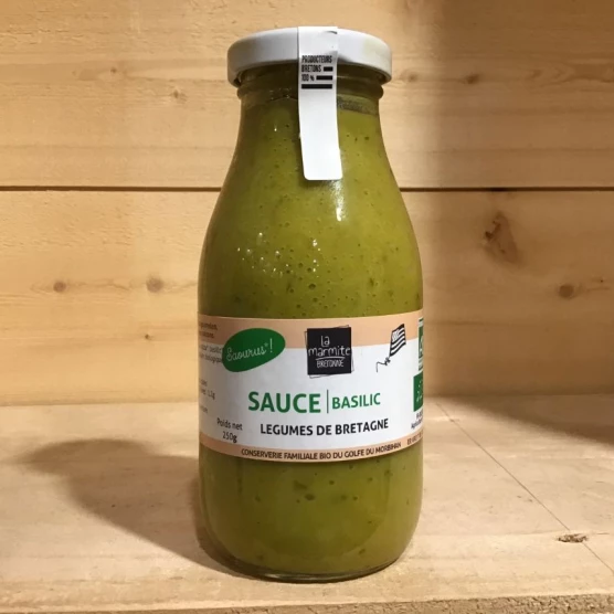 Sauce basilic BIO - 250g