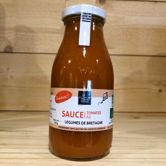 Sauce tomate-ail BIO - 250g 