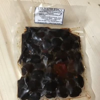 Olives noires à la grecque pimentée - 230g 