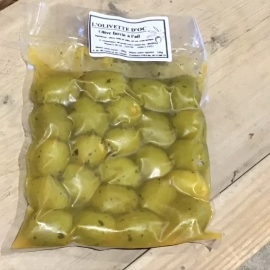 Olives farcies à l’ail - 230g 