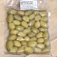 Olives vertes cassées au pistou - 230g 