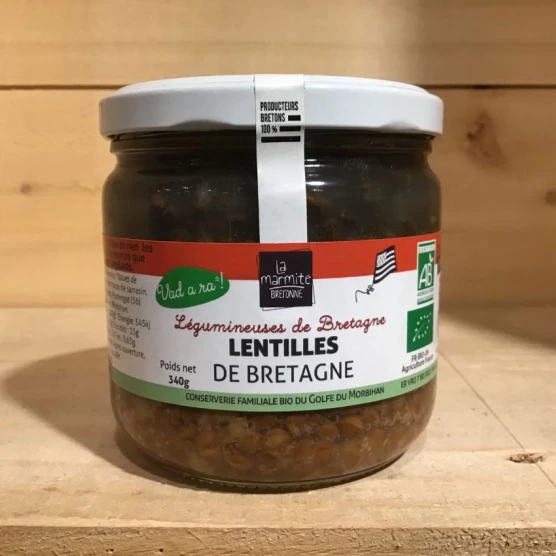 Lentilles au naturel BIO - 340g